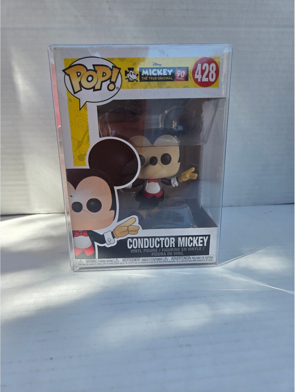 Funko Pop! Disney Mickey Mouse 90 Years Conductor Mickey #428 Collectible